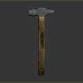 Hammer Warhammer Cartoon Hammer Magic Hammer Thor's Hammer Ancient Weapons Cold Weapons Medieval Items 3d model