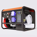 Gasoline Generator Small Generator Portable Generator 3d model