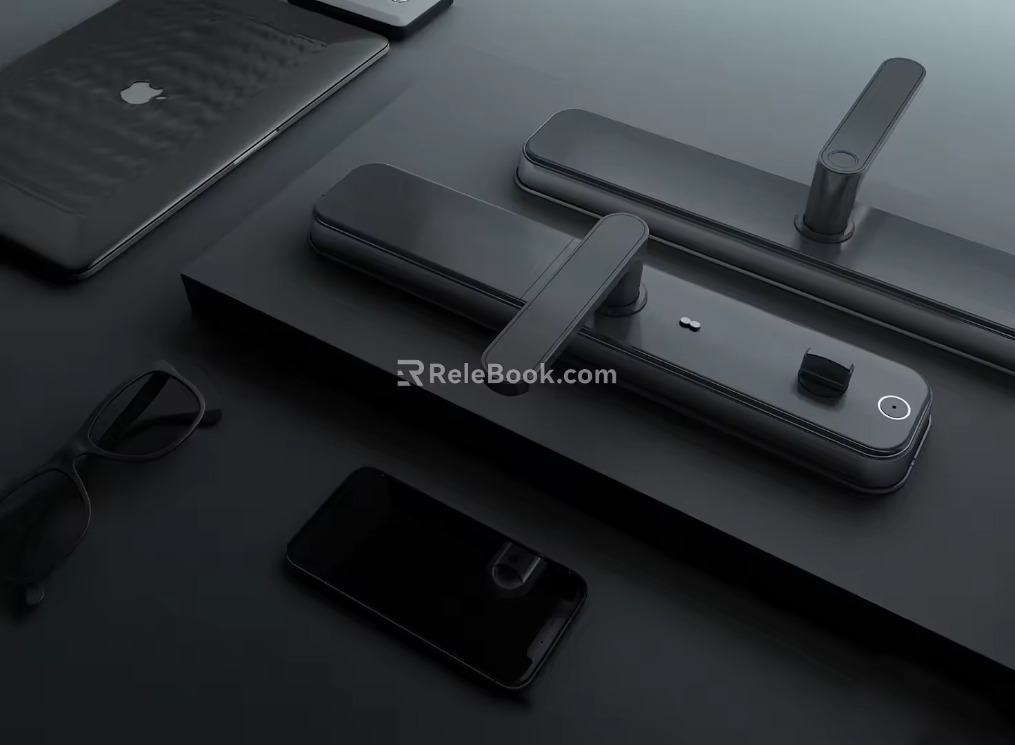 Modern fingerprint lock fingerprint lock ornaments 3d model
