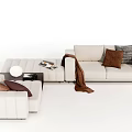 Modern Multiplayer Sofa 3d model