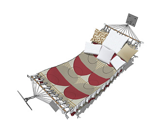 Modern Hammock Children's Bed Shaker 3d model