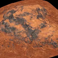 Sand and gravel mountain ground 3D model 3d model