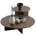 Wind coffee table combination 3d model