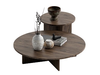 Wind coffee table combination 3d model