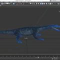 Phantom Dragon Fin Dragon Plesiosaurus Dinosaurs in the Sea Ancient Marine Reptiles Cretaceous Low Face Number Low Model Simple Model Game Movie and TV Level Super Realistic 3d model