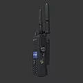 Motorola MOTOTRBO Black Two Way Radio With Antenna Keypad And Screen