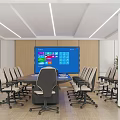 Conference Room Lecture Hall 3d model