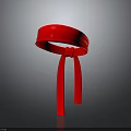 Soft Fabric Red Headband With Knot Design For Stylish Fashion Accessory