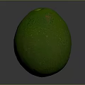 Fresh Green Lime With Smooth Skin And Small Spots Isolated On Gray Background For Cooking