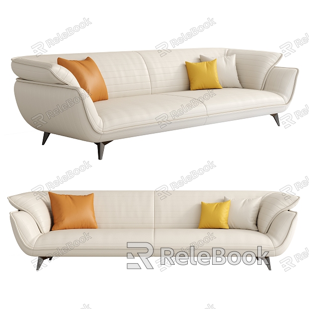 modern double sofa sofa model