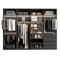 wardrobe clothes solid wood wardrobe 3d model