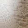 Herringbone Pattern Wooden Flooring With Natural Wood Grain And Modern Sleek Surface Finish