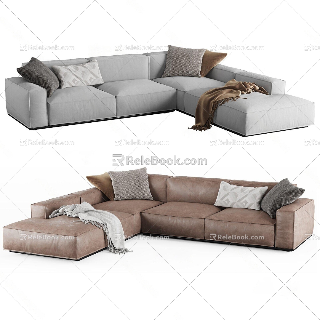 Multiplayer sofa 3d model download 2014VR0 3d model