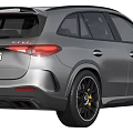 Silver Mercedes AMG SUV With Sporty Exterior And Alloy Wheels