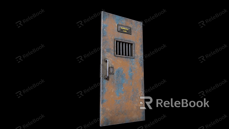 Prison single room cell door iron door security door model