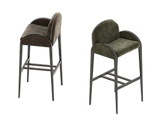 Modern Bar Chair 3d model