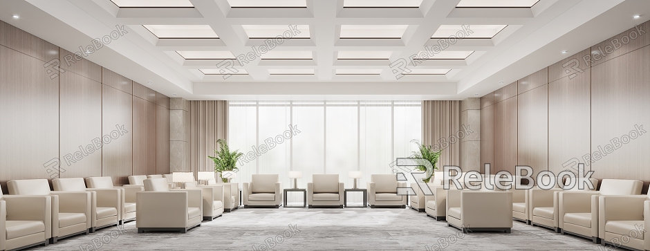 Modern Reception Room model