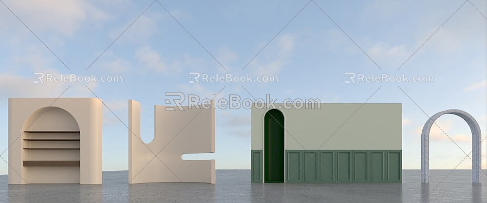 modeling wall 3d model