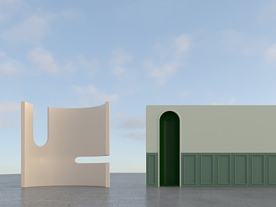 modeling wall 3d model