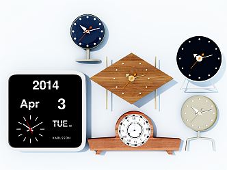 Modern Clock 3d model