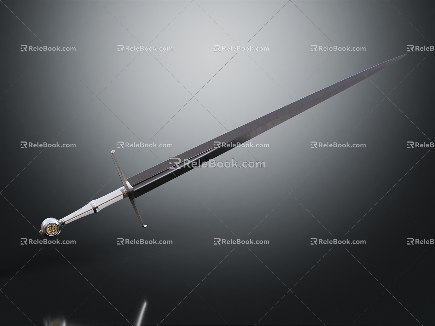 Modern Sword Officer Sword Long Sword 3d model