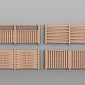 Various Wooden Fence Designs With Slatted And Lattice Patterns For Outdoor Use