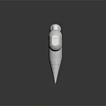 Futuristic Silver Airliner With Streamlined Metallic Body And Reflective Exterior Surface