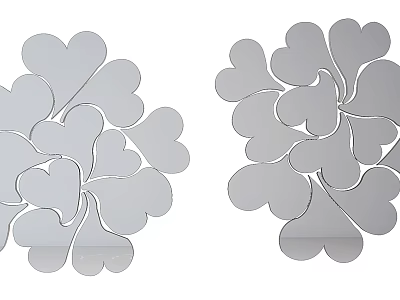 Modern Mirror Decorative Mirror 3d model