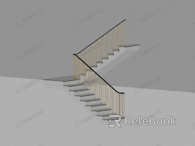 Light Luxury Stairs model