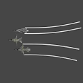 Camouflage Military Fighter Jet as Weapon with Number 123 and Combat Features