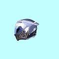 Modern Motorcycle Helmet Featuring Sleek Silver Aerodynamic Design and Full Face Visor
