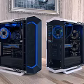 Modern computer mainframe 3d model