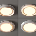 Ceiling lamp round ceiling lamp square geometric combination bedroom living room children's room simple ceiling lamp 3d model
