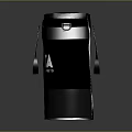 Black INVICTA Metallurgical Storage Bag With Handles And Brand Logo