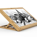 Art Studio Essential Wooden Folding Drawing Board With Stable Stand Structure