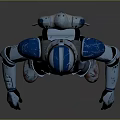 Silver Armored Humanoid Figure With Green Eyes And Detailed Armor