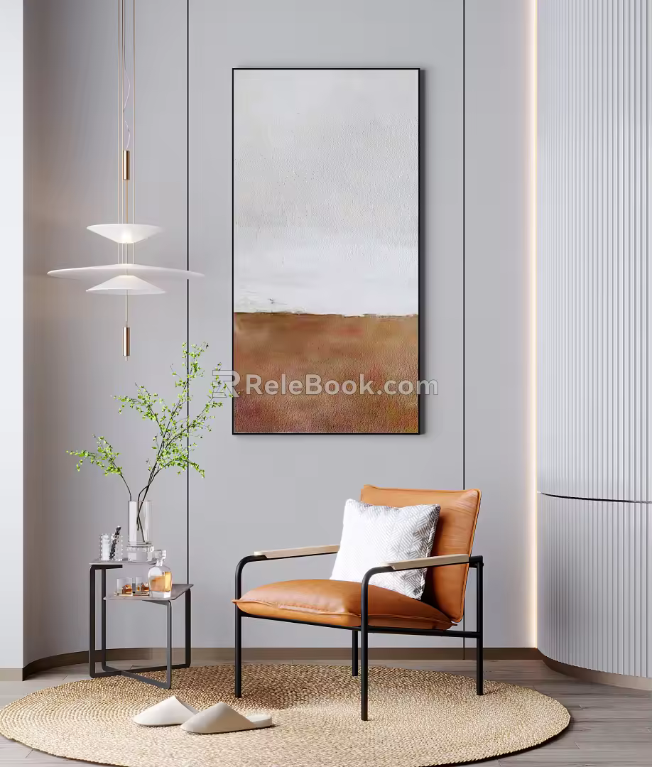 Modern Leisure Chair 3d model