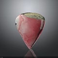 Wood Stone Decorative Element With Pink White Natural Texture And Unique Shape Design
