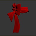 Bow tie decorations bow tie green bow tie jewelry female supplies realistic 3d model