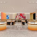 Elegant Luxury Jewelry Store Interior With Modern Display Cases And Bright Lighting