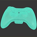 White Gaming Controller With Joysticks And Colorful Buttons For Electronic Gaming Devices
