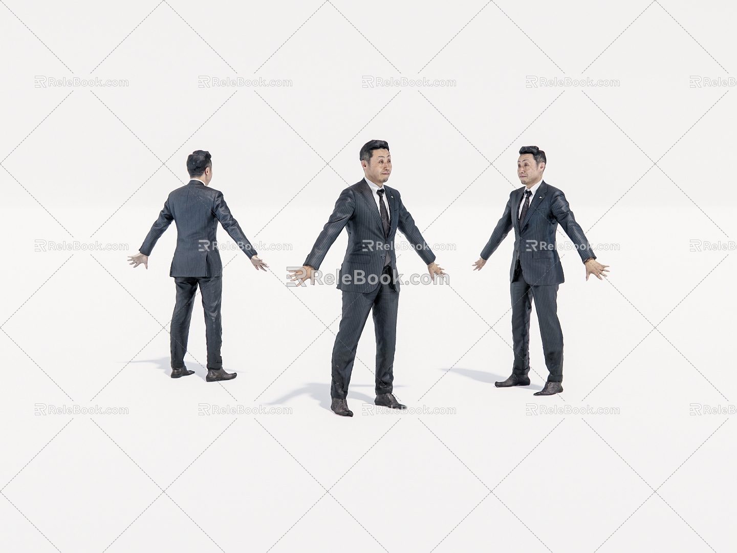 A man in a suit model