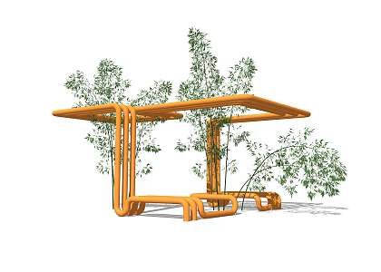 Modern Pavilion 3d model