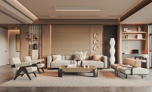 The Silent Living Room 3d model