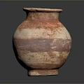 Handcrafted Clay Sculpture Vase With Natural Textured Surface And Earthy Tones