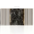 Modern Ripple Wall Design With Stone Texture And Vertical Stripes For Interior Decor