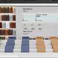 Modern Office Interior With Green Living Wall Bookshelves And Comfortable Seating Area