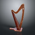 Elegant Brown Wooden Wall Lamp With Curved Design For Modern Home Interior