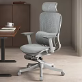 Modern Mesh Back Office Chair With Padded Seat And Armrests For Comfortable Workspace