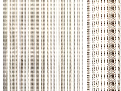 Modern Vertical Striped Curtains in Neutral Beige and White Light Filtering for Home Decor 3d model